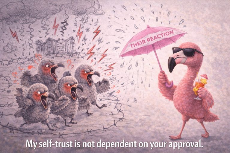 Learning to trust yourself as a recovering people-pleaser