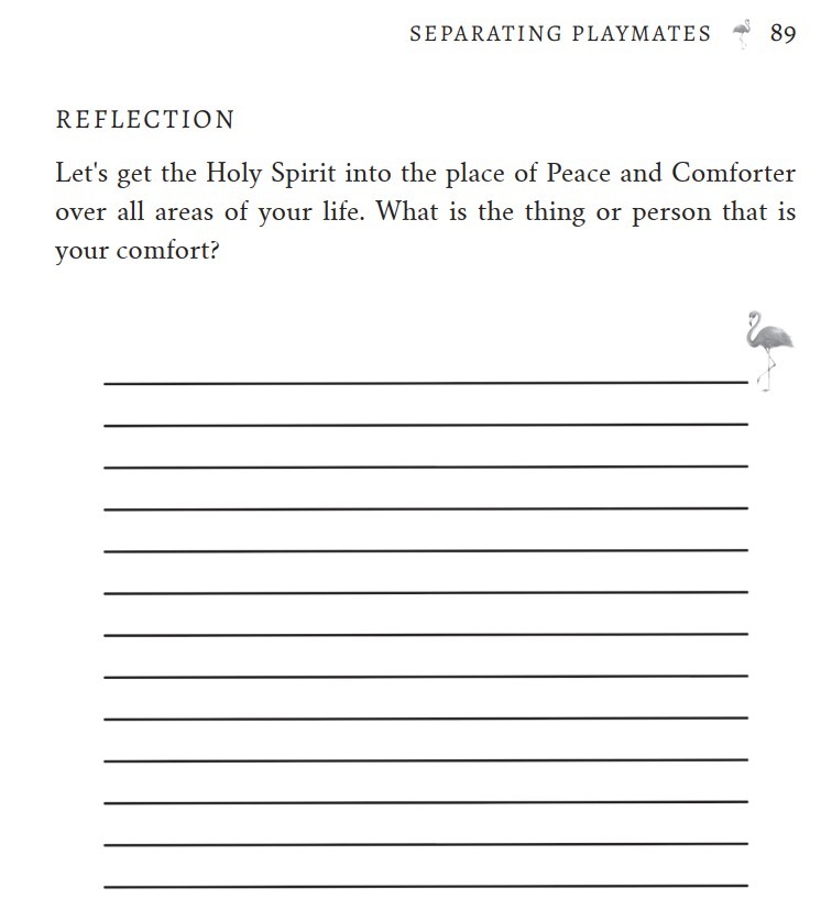 Sample end of chapter reflection exercise